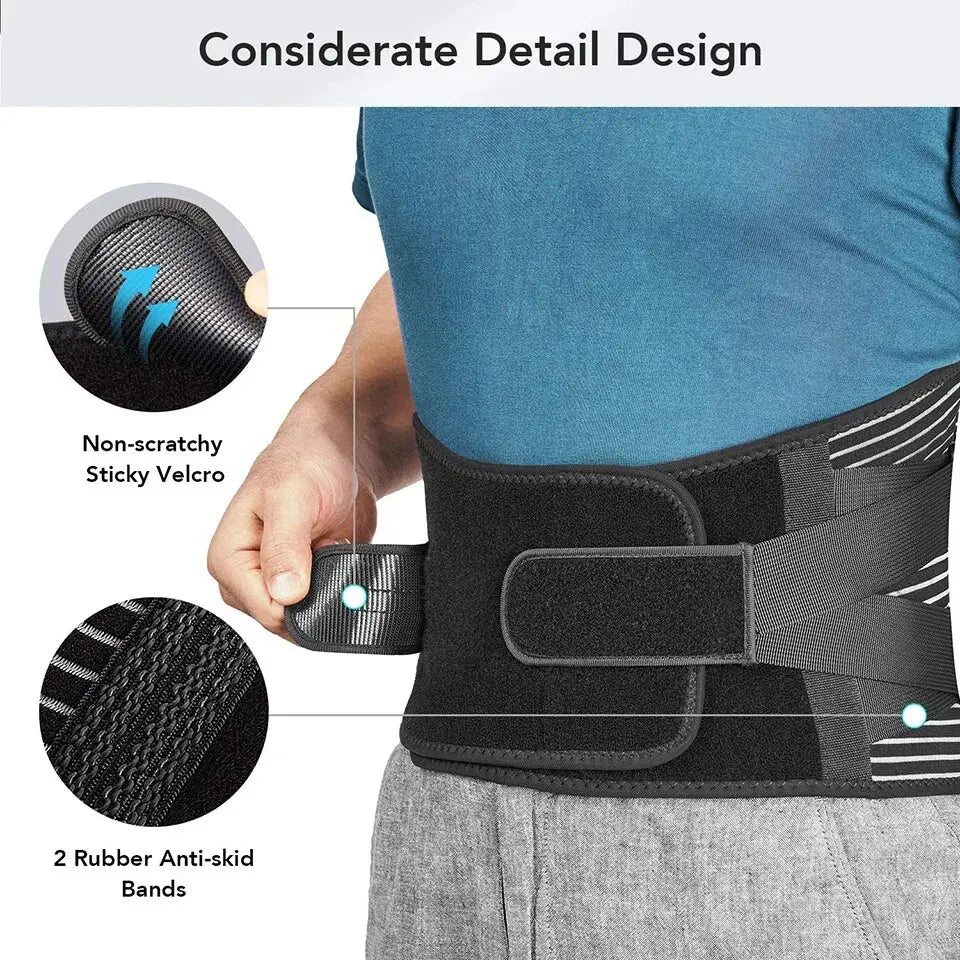 Anti-skid Orthopedic Lower Back Brace with 6 Stays