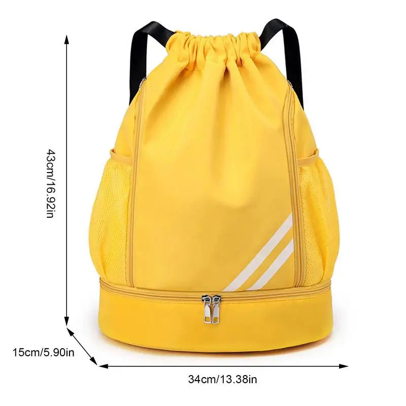 Drawstring Water Resistant Backpack