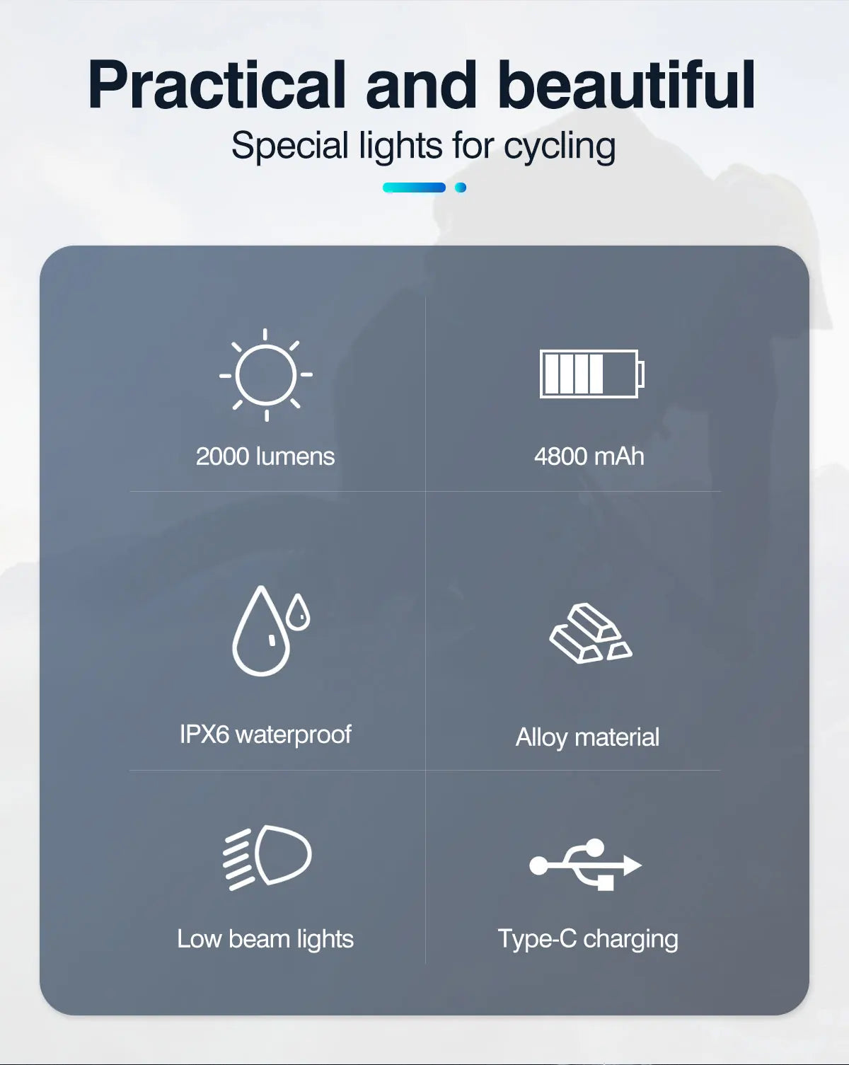 Rechargeable Bicycle Flashlight