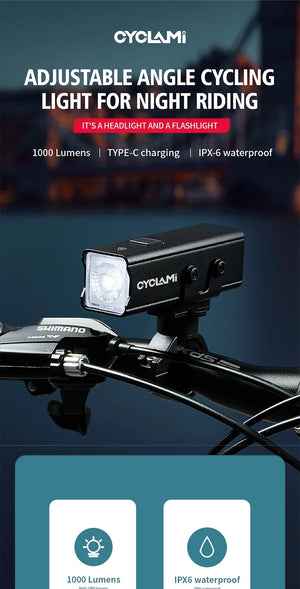 Rechargeable Bicycle Flashlight