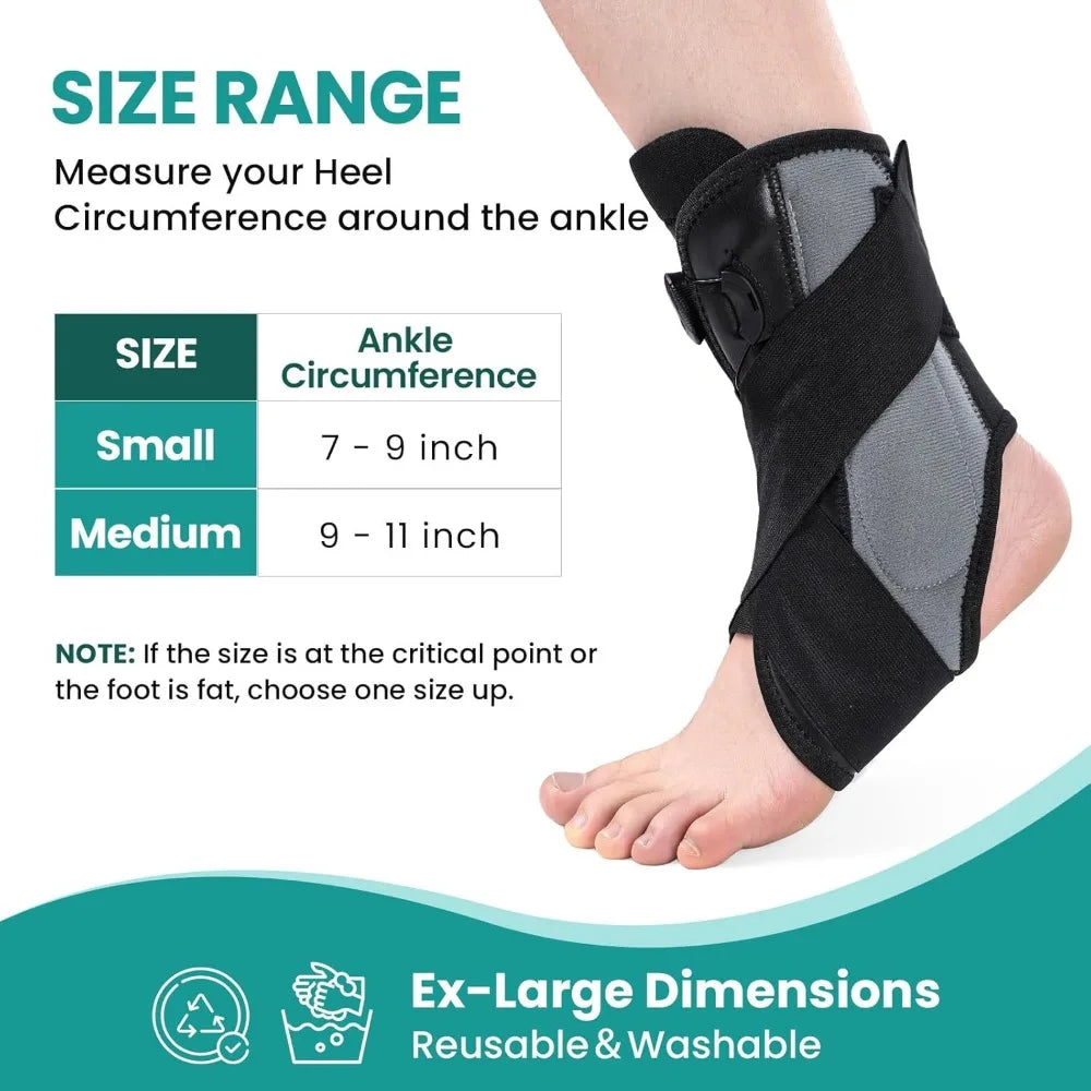 Elastic Adjustable Support Brace For Sprained Ankle