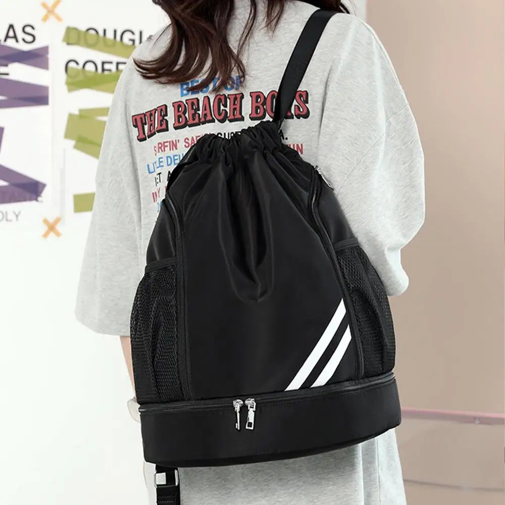 Drawstring Water Resistant Backpack