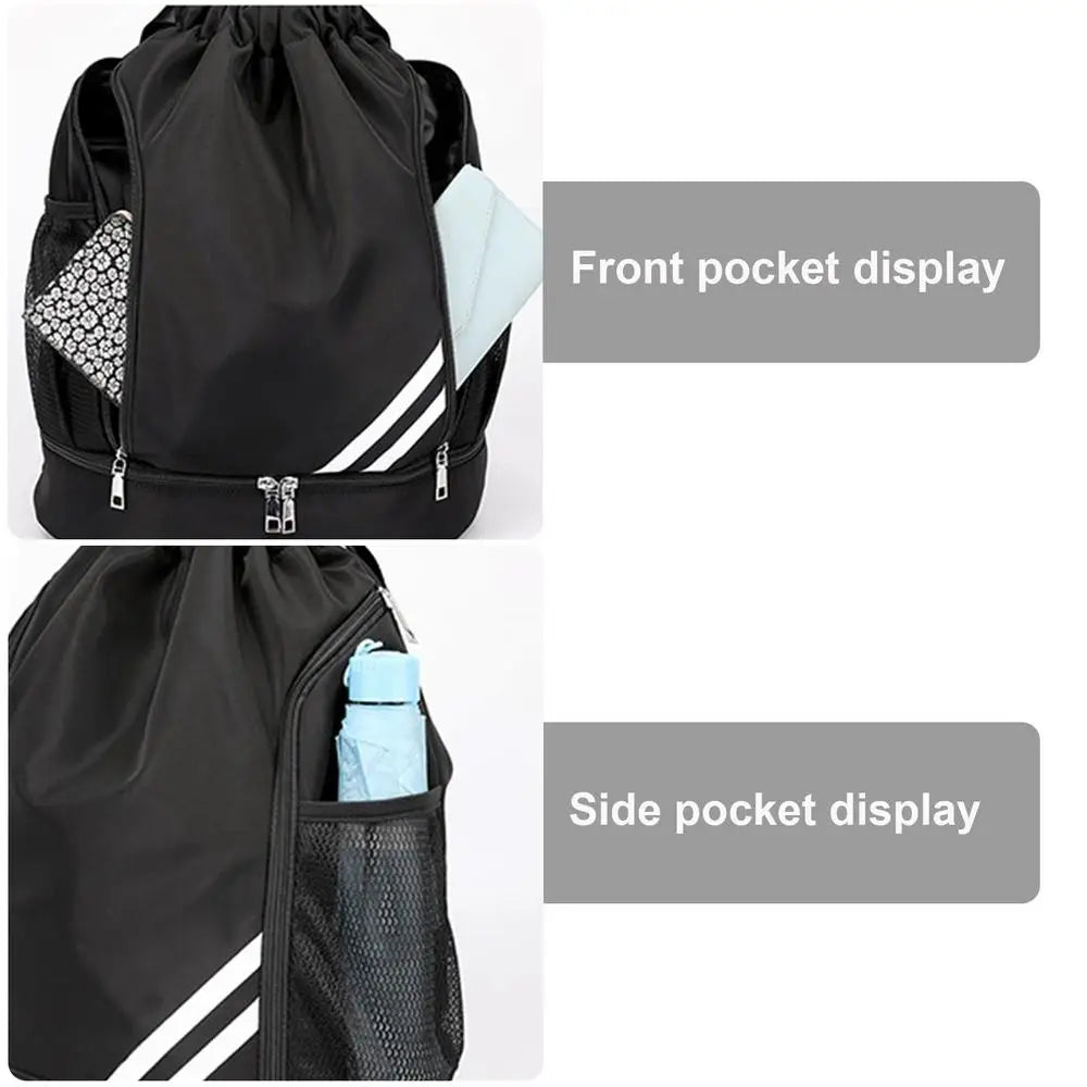 Drawstring Water Resistant Backpack