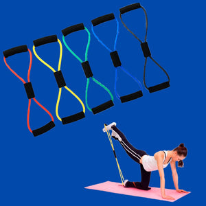 PowerFlex 8: Elastic Resistance Trainer for Yoga & Fitness